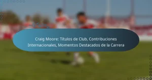 Craig Moore: Títulos de Club, Contribuciones Internacionales, Momentos Destacados de la Carrera